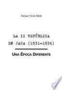 La II República en Jaca, 1931-1936