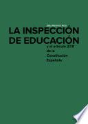 Libro La Inspección de Educación y el artículo 27.8 de la Constitución Española