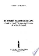 La novela centroamericana