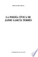 Libro La poesía cívica de Jaime García Terrés