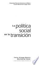 La política social en la transición