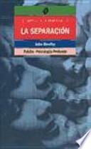 Libro La separación afectiva