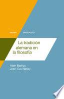 Libro La tradición alemana en la filosofía