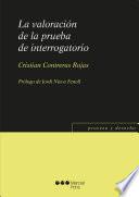 Libro La valoración de la prueba de interrogatorio