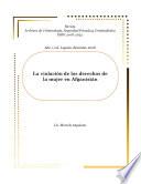 Libro La violación de los derechos de la mujer en Afganistán