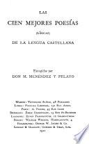 Las cien mejores poesías (líricas) de la lengua castellana