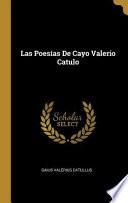 Libro Las Poesías de Cayo Valerio Catulo