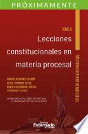 Libro Lecciones constitucionales en materia procesal. Tomo II.