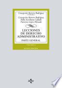 Libro Lecciones de Derecho Administrativo
