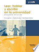 Libro Leer, hablar y escribir en la universidad