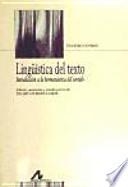 Lingüística del texto