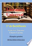 Literatura Universal. Primero de Bachillerato