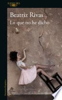 Libro Lo que no he dicho