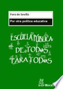 Libro Manifiesto: Por otra política educativa