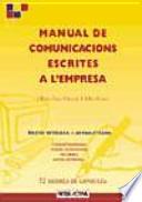 Libro Manual de comunicacions escrites a l'empresa