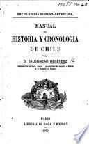 Manual de historia y cronologia de Chile