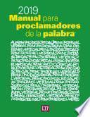 Libro Manual para proclamadores de la palabra® 2019