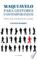 Libro Maquiavelo para gestores contemporáneos