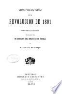 Memorandum de la revolucion de 1891