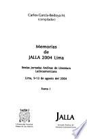 Memorias de JALLA 2004 Lima