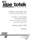 Libro Metafísica, bioenergía, reiki. Tercera parte de Otros mundos, otras voces (Xipe totek 27)