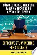 Libro Método de estudio eficaz para los estudiantes