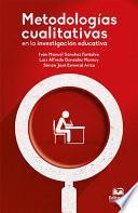 Libro Metodologías cualitativas en la investigación educativa