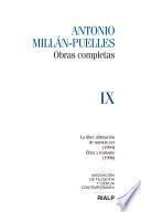 Libro Millán-Puelles. IX. Obras completas