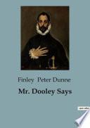 Libro Mr. Dooley Says