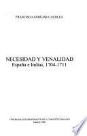 Necesidad y venalidad
