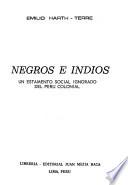 Negros e indios