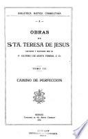 Libro Obras de sta. Teresa de Jesús: Camino de perfección