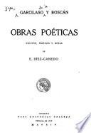 Obras poéticas