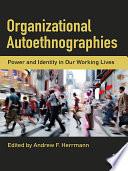 Libro Organizational Autoethnographies