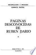 Páginas de Rubén Darío