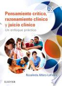 Libro Pensamiento crítico, razonamiento clínico y juicio clínico en enfermería