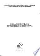 Población, equidad y transformación productiva