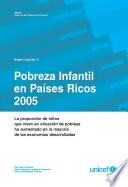 Libro Pobreza Infantil en Países Ricos 2005