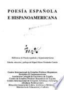 Poesía española e hispanoamericana