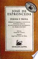 Libro Poesía y prosa