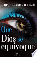 Libro Que Dios se equivoque