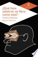 Libro ¿Qué hace usted en un libro como este?