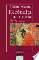 Libro Recóndita armonia