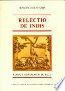 Relectio de Indis