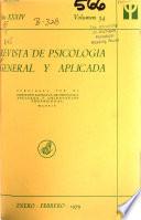 Revista de psicologia general y aplicada