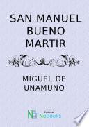 Libro San Manuel Bueno Martir