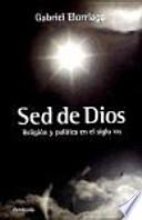 Libro Sed de Dios