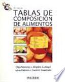 Libro Tablas de composición de alimentos