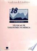 Libro Técnicas de taxonomía numérica