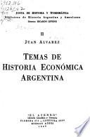 Temas de historia económica argentina